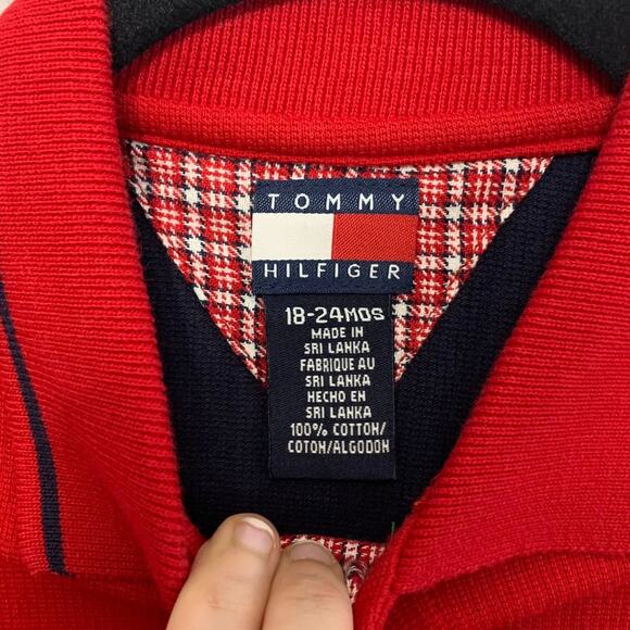 Tommy Hilfiger Toddler One Piece 18-24 Months NWT Red White Blue Patriotic - Picture 5 of 5